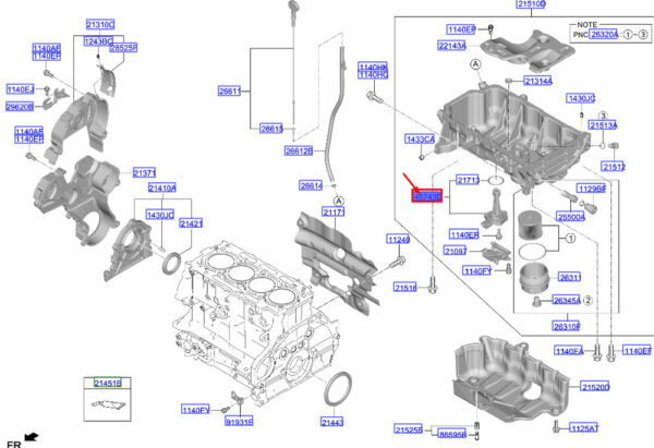 215902F600 - Hyundai Tucson NX4 MK4 Oil Level Sensor 215902F600 NEW ORIGINAL
