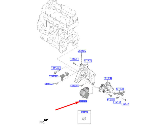 331102U000 - Hyundai Tucson NX4 MK4 High Pressure Pump Foam 331102U000 NEW ORIGINAL