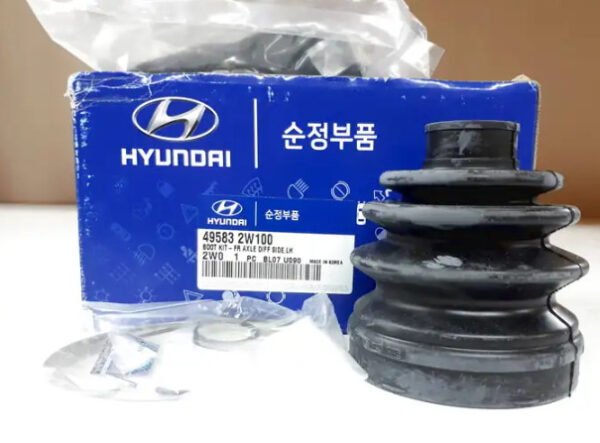 495832W100 - Hyundai Santa Fe DM axle boot differential front left 495832W100 part