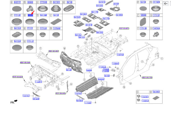8414734000 - Hyundai i20 MK3 spark plug connector 8414734000, original part