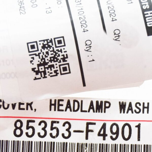 85353F4901 - Toyota C-HR Mk1 Right Side Headlight Washer Cover Cap 85353F4901 NEW GENUINE