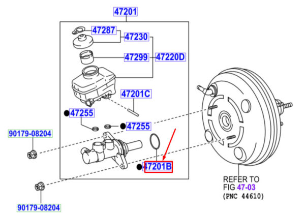 90015AH002 - LEXUS IS MK3 Brake Master Cylinder O-Ring 90015AH002 NEW GENUINE
