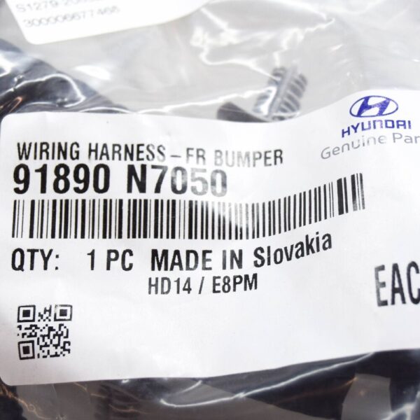 91890N7050 - HYUNDAI TUCSON NX4 MK4 FRONT BUMPER WIRING HARNESS 91890N7050 NEW GENUINE