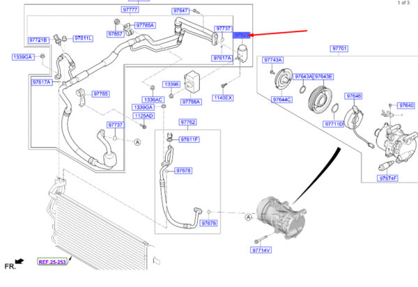 976262P200 - Hyundai Kona MK1 A/C Expansion Valve 976262P200, New Original